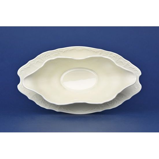 Sauce boat 500 ml, Thun 1794, Carlsbad porcelain, BERNADOTTE ivory