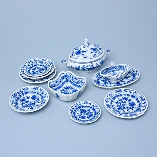 Dinner set mini 10 pieces, Original Blue Onion Pattern