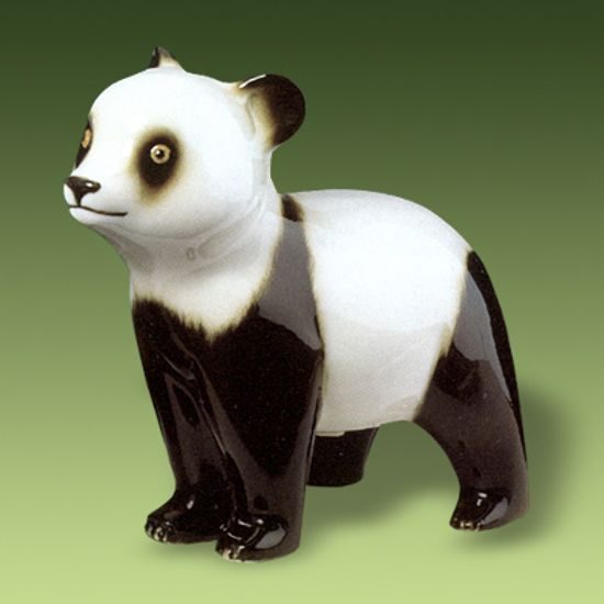 Panda 9,5 x 5 x 9,5 cm, Porcelain Figures Duchcov