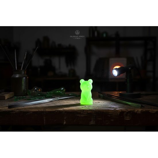 Bear (uranium glass), Glassworks Janov