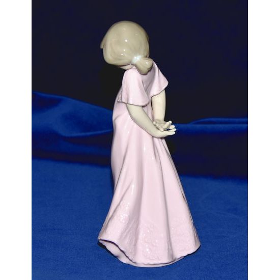 Girl in pink, 20,5 cm, NAO porcelain figures