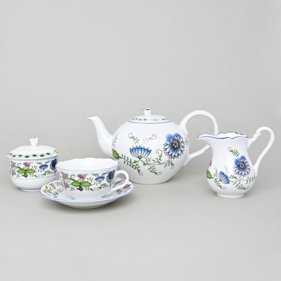 Tea set for 6 pers., COLOURED ONION PATTERN