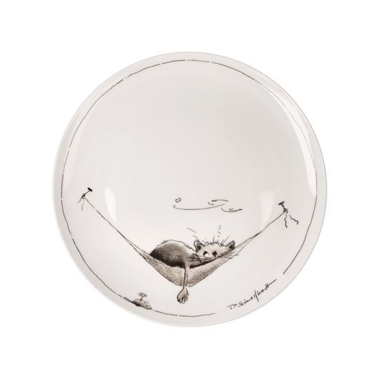 Plate Just Relax 23 / 23 / 2cm, Fine Bone China, P. Schnellhardt, Goebel