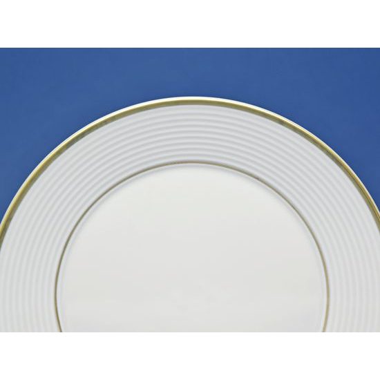 Lea ivory zlato: Talíř dezertní 19 cm, Thun karlovarský porcelán