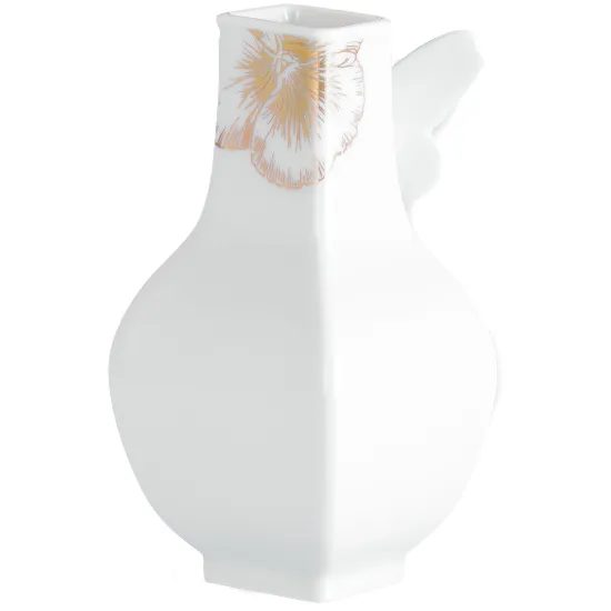 Váza / vázička Obří květ 13 cm, Motýlí kolekce, Míšeňský porcelán