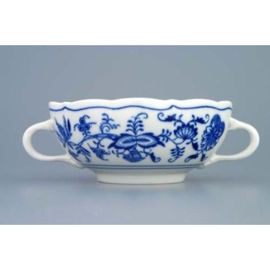 Creamsoup cup with handles 250 ml, Original Blue Onion Pattern, QII