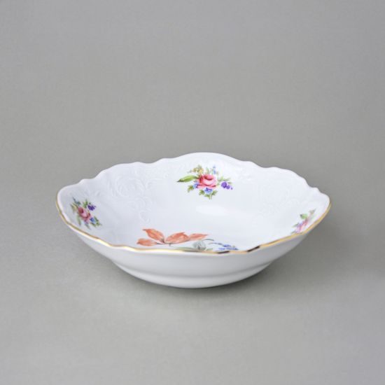 Miska 19 cm, Thun 1794, karlovarský porcelán, BERNADOTTE míšeňská růže