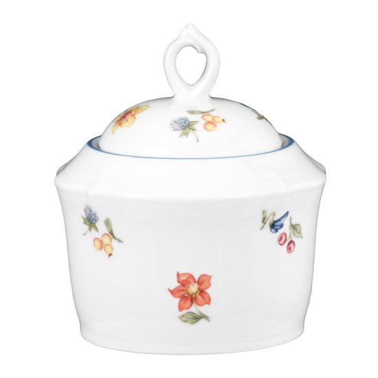 Sugar bowl 0,22 l, Sonate 34032 flowers, Seltmann porcelain