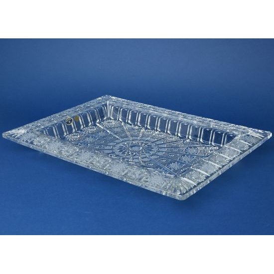 Tray 40 x 30 x 4,5 cm, cut 500pk, Bohemia Crystal