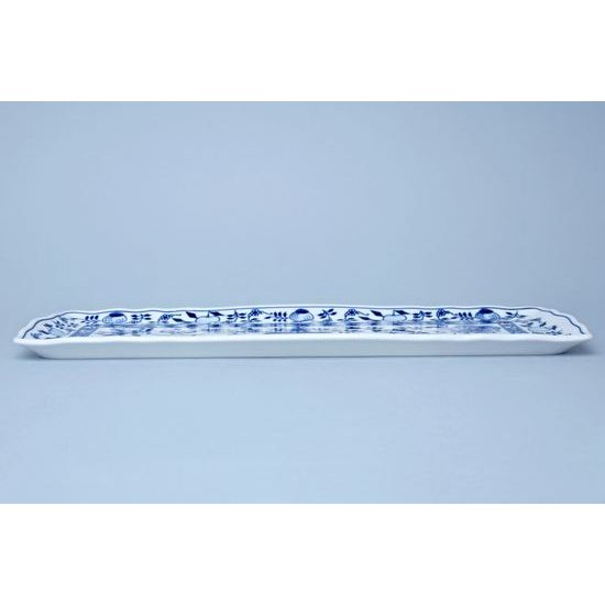 Podnos čtyřhranný 45 x 16 cm, Cibulák, originální z Dubí