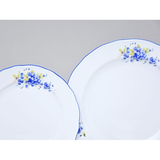 Plate set for 6 pers., Forget-me-not, Český porcelán a.s.