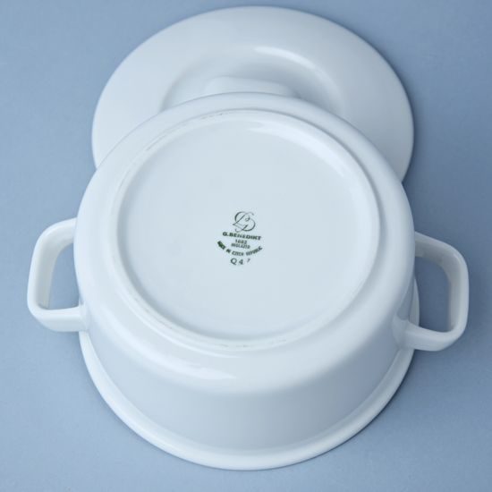 Soup cup 500 ml with handles and lid, G. Benedikt 1882