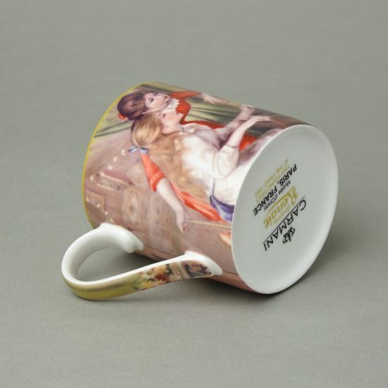 Mu 360 ml Two girls and piano, A. Renoir, bone china Carmani