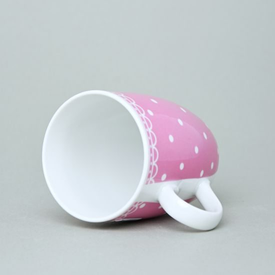 Tom 30357b0 pink: Mug Eva 310 ml, Thun 1794, karlovarský porcelán