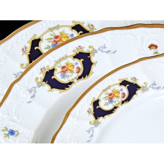 Plate set for 6 pers., Thun 1794 Carlsbad porcelain, BERNADOTTE arms