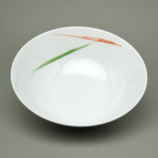 Mísa 23 cm, Thun 1794, karlovarský porcelán, tráva 29674