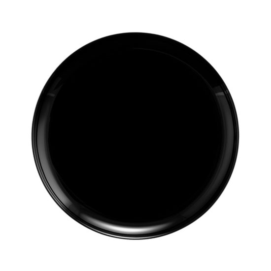 Plate dessert 20 cm, Lido Solid Black, Seltmann porcelain