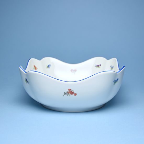 Bowl square 21 cm, Hazenka blue line, Cesky porcelan a.s.