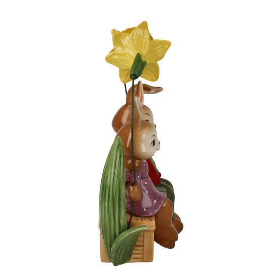 Figurka zajíčků Náš malý svět 15 / 7 / 18,5 cm, kamenina, Goebel