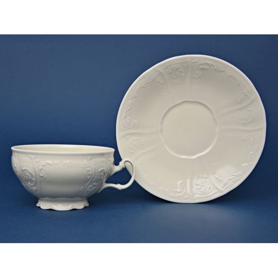 Cup tea 275 ml / saucer 18 cm, Thun 1794, BERNADOTTE ivory