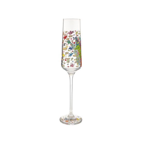 Champagne glass My NYC Night 200ml, glass, J. Rizzi, Goebel