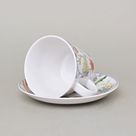 Tea / coffee cup and saucer 220 ml, Thun 1794 Carlsbad porcelain, TOM 30005