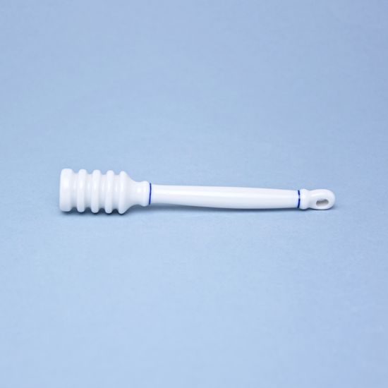 Naběračka na med 14 cm porcelánová, Cibulák, originální z Dubí