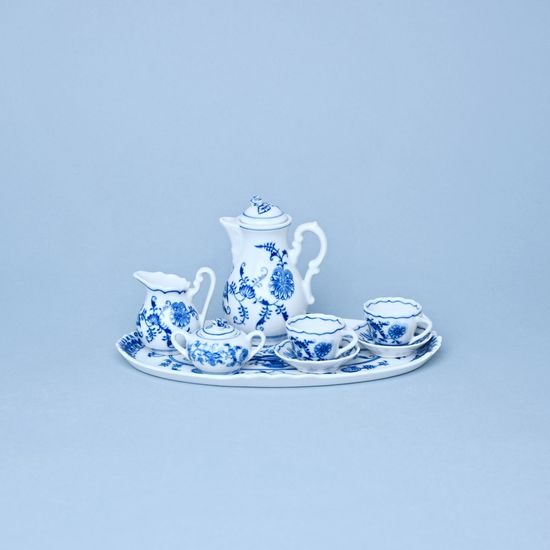 Souprava kávová mini 8 dílná, Cibulák, originální z Dubí