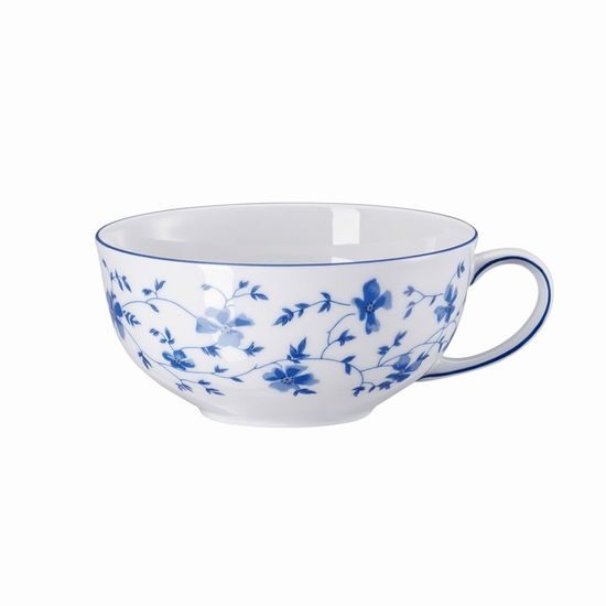 Cup 190 ml tea plus saucer 150 ml, FORM 1382 Blaublüten, Arzberg porcelain