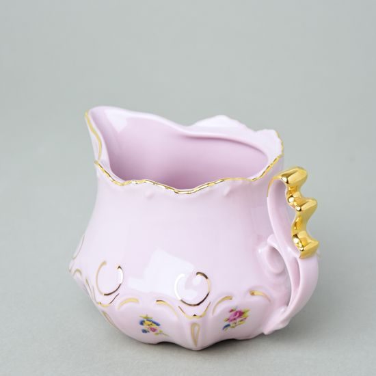 Mlékovka čajová 0,25 l, Lenka 247, Růžový porcelán z Chodova