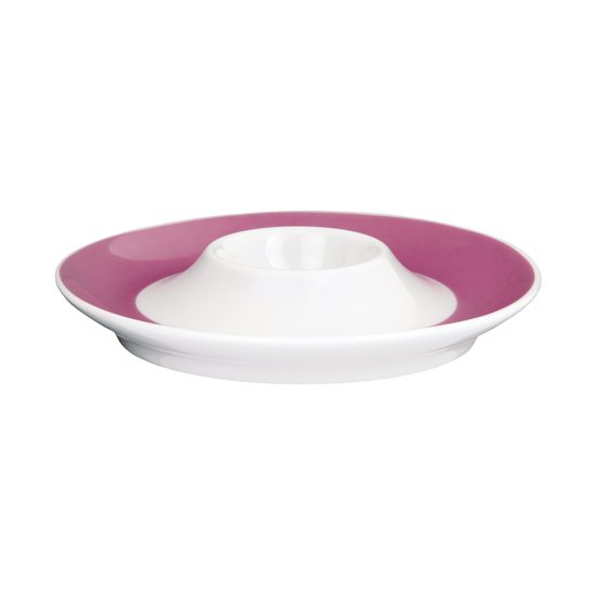 Trio orchidej: Kalíšek - talířek na vejce 12 cm, Porcelán Seltmann