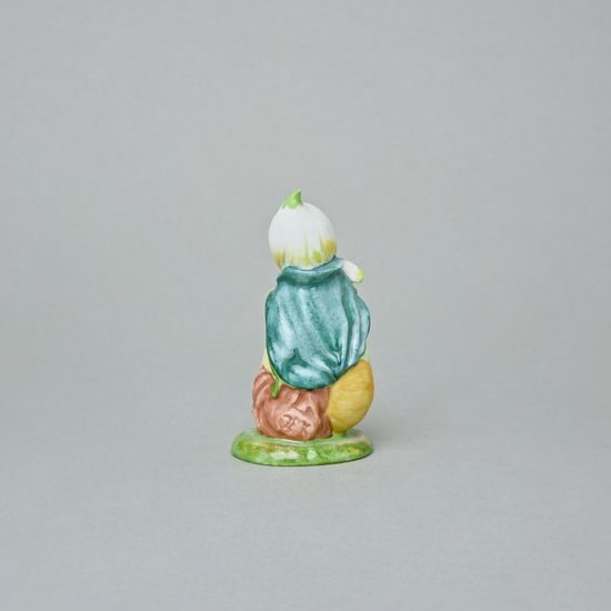 Sneženka (Šnečí lidičky) 5 x 4,3 x 9,3 cm, Saxe, Porcelánové figurky Duchcov