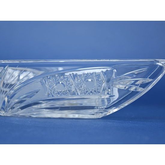 Křišťálová mísa ESO broušená - Kometa, malá 33,8 cm, Crystal BOHEMIA