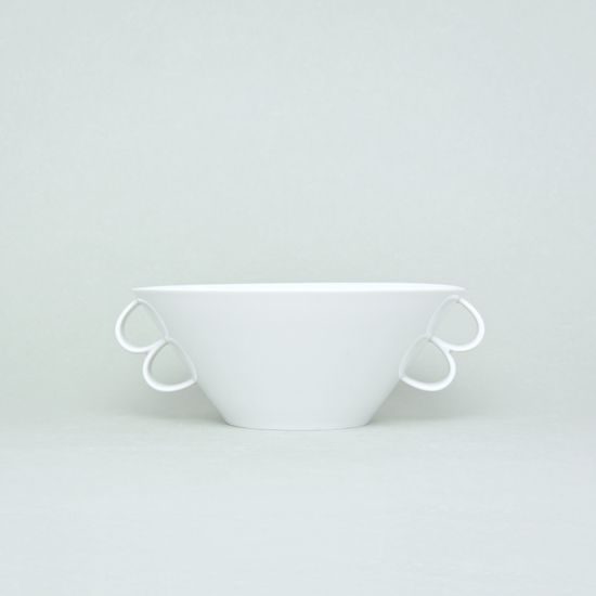 Bohemia White, Bowl deep small 20 cm (1 l), Pelcl design, Cesky porcelan a.s.