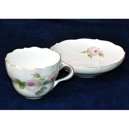 Cup 160 ml plus saucer 140 mm, Meissen porcelain