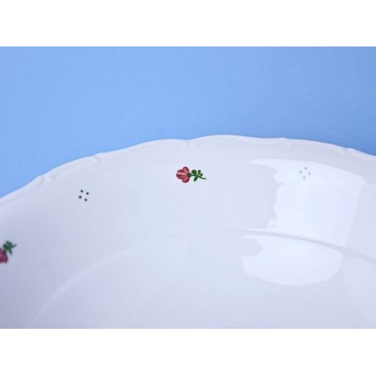 Mísa 26 cm, Verona červený kvítek + zelená, G. Benedikt 1882