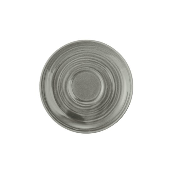 Terra PEARL GREY: Čajový podšálek 13,5 cm, porcelán Seltmann