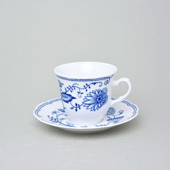 Cup tall 210 ml plus sacuer 155 mm, Thun 1794 Carlsbad porcelain, Natalie - Onion