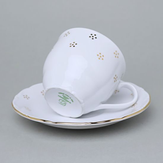 Cup tall 190 ml + saucer 15 cm, Verona Golden Valbella, G. Benedikt