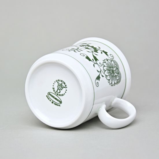 Hrnek Gaston 220 ml, zelený cibulák, Český porcelán a.s.