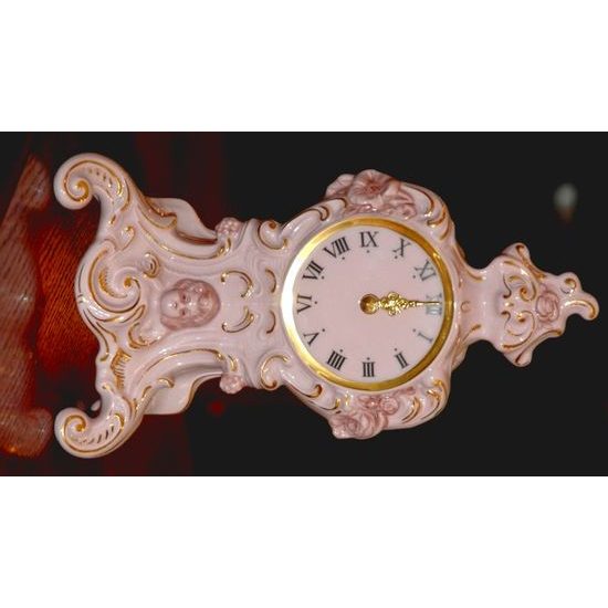 Clock Bambino 26 cm, Pink plus Gold, Clocks