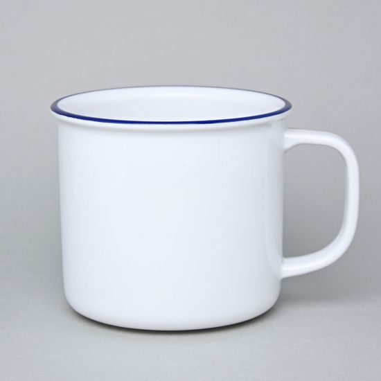 Mug Retro 750 ml huge, blue line, G. Benedikt 1882