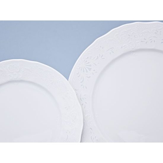 Frost no line: Plate set for 6 pers., Thun 1794 Carlsbad porcelain, BERNADOTTE