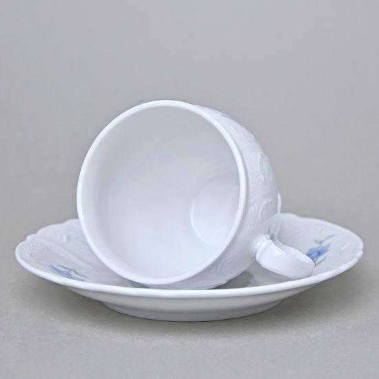 BERNADOTTE Hořec: Šálek a podšálek kávový 220 ml / 16 cm, Thun 1794, karlovarský porcelán