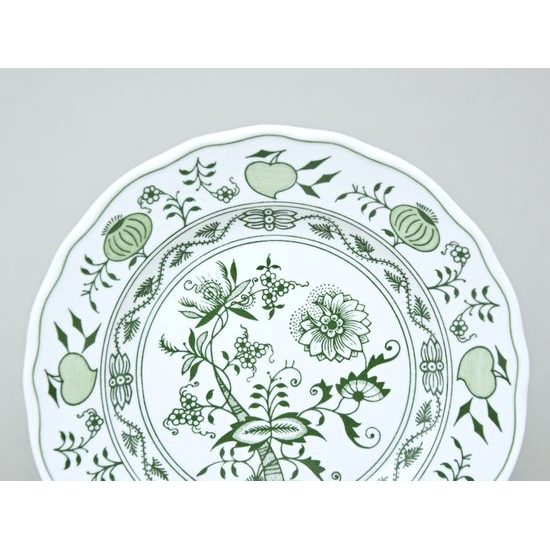 Talíř dezertní 17 cm, zelený cibulák, Český porcelán a.s.