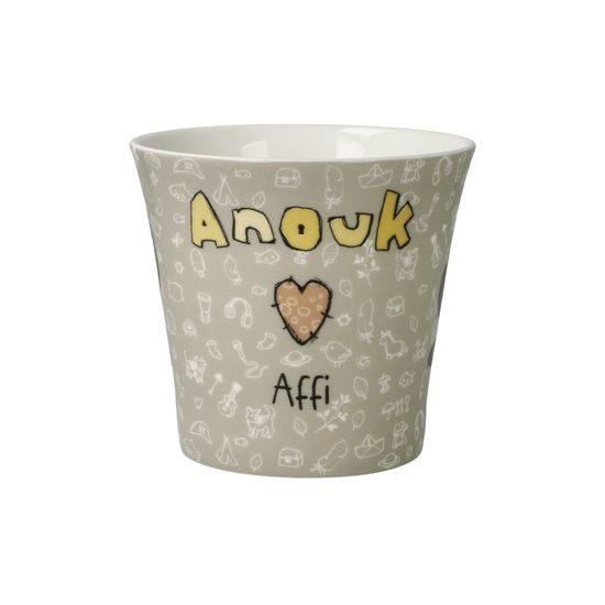 Cup Everybody Loves Affi Anouk 350ml, Fine Bone China, Goebel