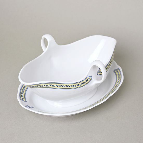 Scandy: Sauceboat oval with stand 0,55 l, Cesky porcelan a.s.