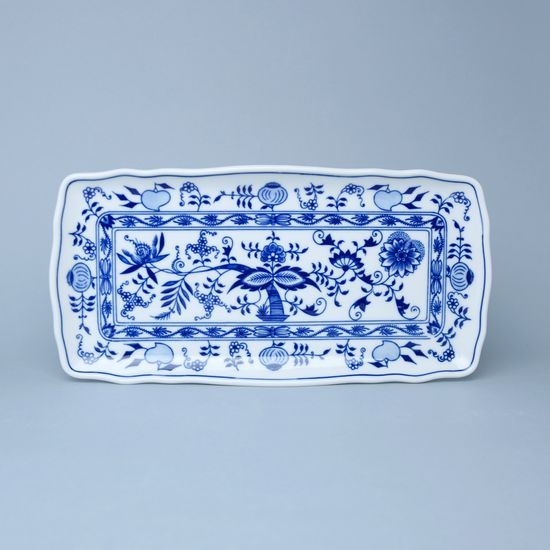 Tray square 33 x 16 cm, Original Blue Onion Pattern