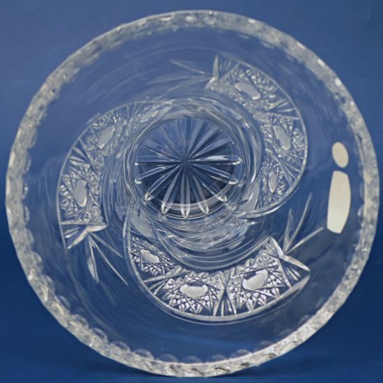 Crystal Hand Cut Vase, Comet, 255 mm, Crystal BOHEMIA