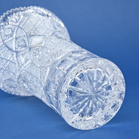 Křišťálová váza broušená, 255 mm, Crystal BOHEMIA